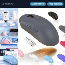 Wireless Bluetooth Mouse for MacBook, Laptop & iPad - Rechargeable, Silent, USB- picture