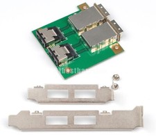 2 port SFF-8088 Mini SAS to 36P External 8087 PCI Adapter with Profile Bracket picture
