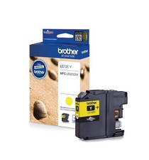 Brother LC-12EY Inkjet Cartridge, Yellow, Single Pack, Super High Yield, Include picture