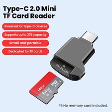 Type C 2.0 Mini TF Card Reader USB-C External Memory Stick Adapter picture