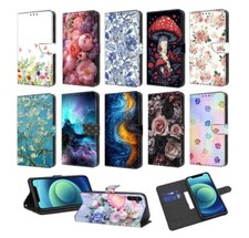 Luxury Wolf Owl Cat  Flower Wallet Cover Case for S25 S24 FE S23 Ultra S25 Edge picture