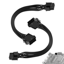 2 Pack 8 Pin CPU Power Extension Cable picture