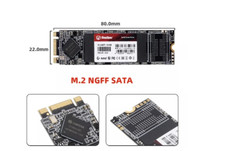Kingspec M.2 SATA 2280 NGFF Built-In Solid-State Drive Sata III- M+B keys picture