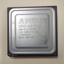  AMD K6-2 475 MHz AHX SOCKET 7 CPU 2.4v Core Tested Vintage 1998 picture