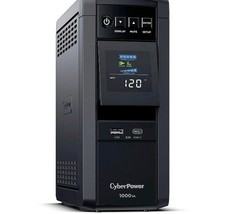CyberPower PFC SineWave Series CP1000PFCLCD 10Outlet Power Supply, 1,000VA/600 W picture