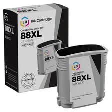 LD Products Replacement Black Ink Cartridge for HP 88XL / C9396AN HY picture