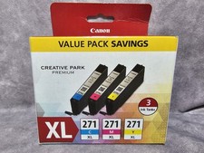 Canon CLI-271 XL High Yield Ink Cartridge - Combo Pack - Cyan/Magenta/Yellow picture