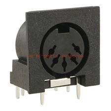 5 Pcs DIN 5 Pin PCB Mounting Female Sockets for PC Keyboard picture