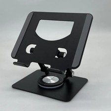 360° Rotating Metal Laptop Stand Riser Foldable Computer Notebook Holder Des picture
