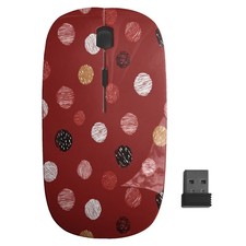 Graffiti Lettering Pink Pattern, Optical Wireless Mouse, Desktop Laptop Mice picture