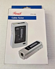 Rosewill RTK-006 Network Cable Tester for RJ45 RJ11 RJ12 CAT5 CAT5e CAT6 cables picture