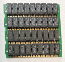 4 x 4MB 30-Pin 9-chip 70ns Parity FPM Memory SIMM 16MB Apple RAM Macintosh Gold picture