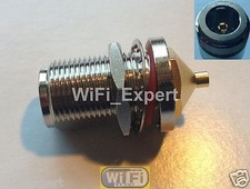 N Female Jack Nut Bulkhead Solder Connector for RG402 0.141