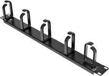 Startech 1U 19In Rack Cable Management Panel, D-Ring, Metal (CABLMANAGER2) picture