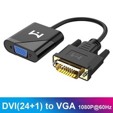 1080p Active Cable Adapter Converter DVI-D 24+1 Pin Male to VGA 15 Pin Female US picture