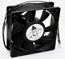 Delta AFB1212SHE 4-Pin PWM Server Case Water Cooling Fan 151CFM 120mmx38mm picture
