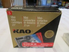 KAO Lot Of 5 Mini Data Cartridges .25” DC2120 QIC 80 In Box picture