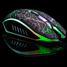 USB 6D Gaming Gamer Optical Mouse Scroll Wheel Mice For Desktop Laptop LX picture