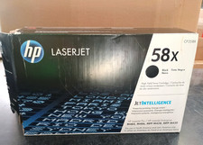 Genuine HP 58X Black LaserJet Toner Cartridge • CF258X • Open Box • Never Used picture