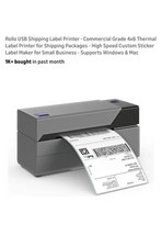 Genuine Rollo X1038 4x6 USB Commercial Grade Thermal Label Printer Bundle In Box picture
