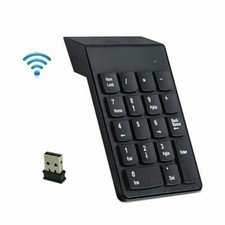 2.4GHz Wireless USB Number Pad Numeric Keypad Keyboard 18 Keys For Laptop PC USA picture