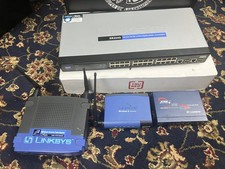 Linksys Brand Wireless Routers SR224G/BEFW11S4/WPS54GU2 Cisco Systems Bundle + picture