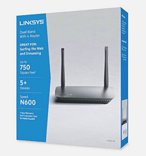 Linksys E2500-4B N600 Dual-Band WiFi 4 Router 600 Mbps 4-Port WPS Black picture