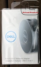 New Dell - DA305 6-in-1 USB-C Multiport Adapter Docking Station - Grey picture