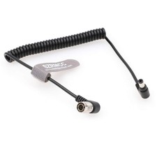 Coiled DC 2.5mm to Right Angle Hirose 4 Pin Male Audio Power Cable for Zoom picture