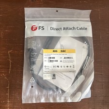 New - FS QSFP-PC005 40G QSFP+ Passive DAC Cable 0.5m Direct Attach Copper 40GbE picture