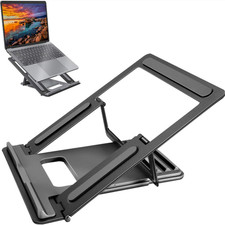 iRegro Adjustable Metal Laptop Stand w/ Storage Bag | Quality Ergonomic Design picture