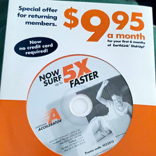 EarthLink Accelerator Internet Software CD for Windows & Mac OS X picture