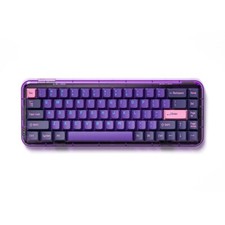MelGeek Mojo68 Neon Wireless Mechanical Keyboard RGB Gatreon Brown Switches NEW picture