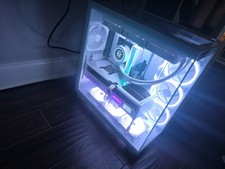 Custom Built White Gaming PC  picture
