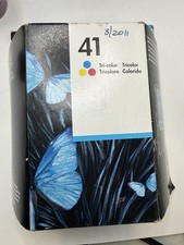 HP 41 Tri-Color Ink Cartridge 51641A Genuine New/Sealed Expired 03/2011 picture