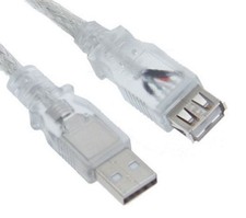 Astrotek USB 2.0 Extension Cable 5m - Type A Male to Type A Female Transparent picture