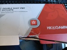 NEW HK Gaming DYE Sumblimation PBT Key Caps Full 108 Keys Set 31 Extra Keys... picture