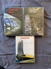 Autodesk AutoCAD Revit 3ds Max Design 2010 Software Suite 3-Pack picture