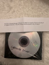 External USB LightScribe CD DVD Burner Drive for HP Laptop Desktop Computer picture