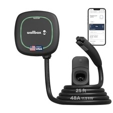 Wallbox PUP2-U-T-6-C-002 PULSAR PLUS 48A HARDWIRED 11.5KW / 25 FEET / NACS picture