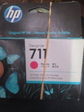 New HP 711 CZ131A Magenta Ink Cartridge. 3 PACKS picture
