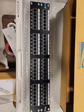 ICC ICMPP0485E CAT 5e  Patch Panel 48 PORT Punch Down NEW picture