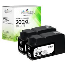 2PK for Lexmark 200XL 200 XL Black Ink Cartridges OfficeEdge Pro4000 Pro5500 picture