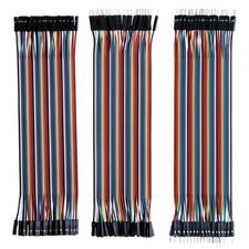 ELEGOO 120pcs Multicolored Dupont Wire MF, MM, FF for Breadboard Jumper picture