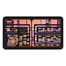 LCARS Desk Mat  - This image is from a screen used translight - Prop picture