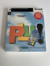 Microsoft Plus Companion For Windows 95 Big Box - Brand New Sealed RARE picture