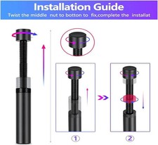 Adjustable GPU Support Bracket (74-120mm) - Anti Sag Holder with Magnetic Base picture
