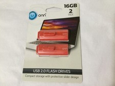 ONN 16gb USB 2.0 flash drives 2 pack, NEW picture