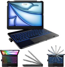 Typecase Flexbook Touch Black 7-in-1 Wireless ipad Keyboard Case With Touchpad picture