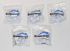 5X Construct Pro CON3025W Cat6 Keystone Jack RJ-45 White picture